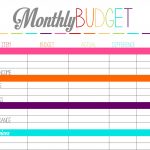 017 Free Printable Budget Worksheet Template 94771 Monthly Templates | Free Printable Budget Worksheets