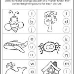 10 Printable Beginning Sounds Worksheets. Preschool 1St Grade | Etsy | Printable Beginning Sounds Worksheets