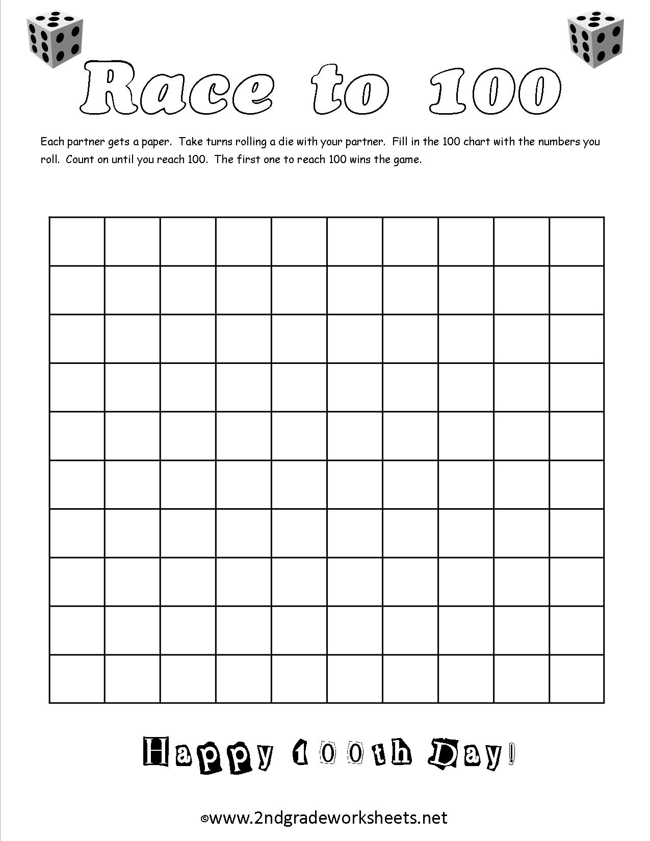 100Th Day Of School Worksheets And Printouts | Printable School Worksheets