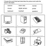 13 Best Images Of Computer Worksheet Grade 2   Computer Parts | Printable Computer Worksheets For Grade 2
