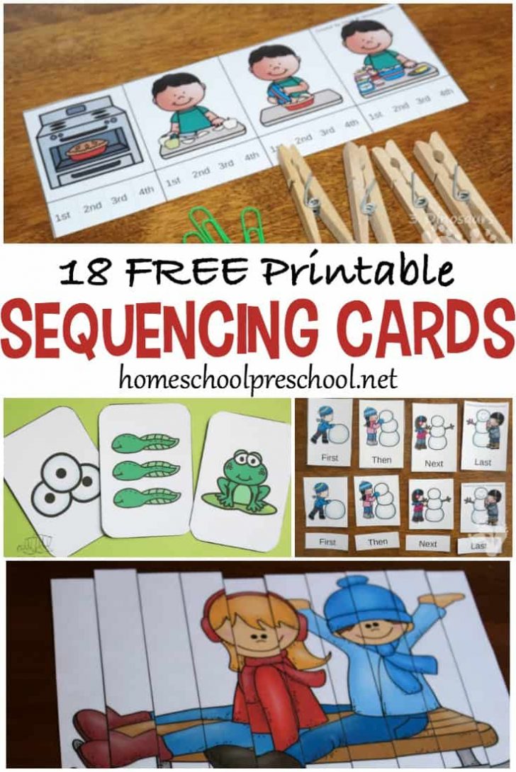 18 Free Printable Sequencing Cards For Preschoolers - Free Printable ...