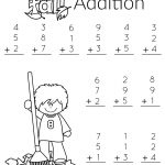 1St Grade Math And Literacy Worksheets With A Freebie! | Teachers | Free Printable Addition Worksheets For 1St Grade