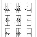 2 Digit Borrow Subtraction – Regrouping – Beginner Worksheets   5 | Printable Subtraction Worksheets With Borrowing