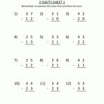 2 Digit Subtraction Worksheets | Printable Subtraction Worksheets With Regrouping