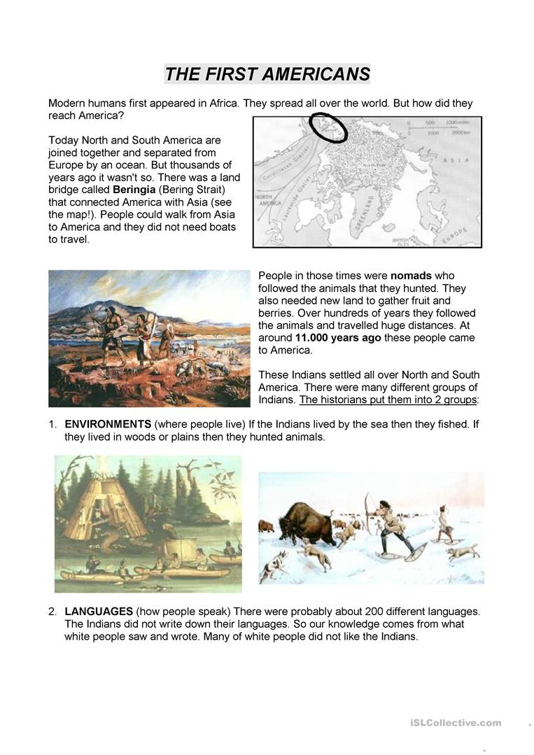 Here's An Easy Free Comprehension Worksheet About The History Of