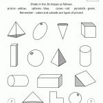 2Nd Grade Geometry Identify 3D Shapes 1.gif 790×1,022 Pixels | Math | Free Printable Second Grade Geometry Worksheets