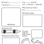 33 Pedagogic 'all About Me' Worksheets | Kittybabylove | All About Me Printable Worksheets