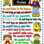 36 Free Esl Classroom Rules Worksheets   Free Printable Classroom | Free Printable Classroom Rules Worksheets