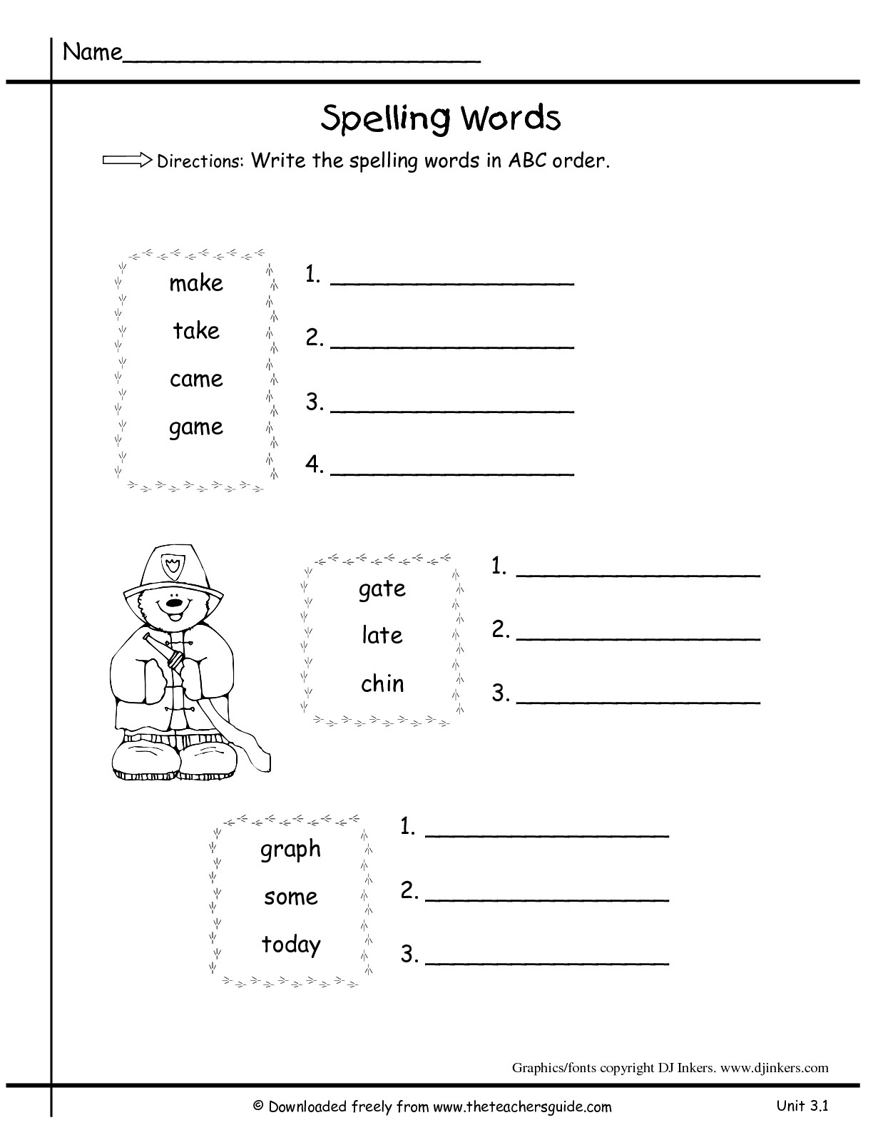 38 Alphabetical Order Worksheets | Kittybabylove | Printable Abc Order Worksheets
