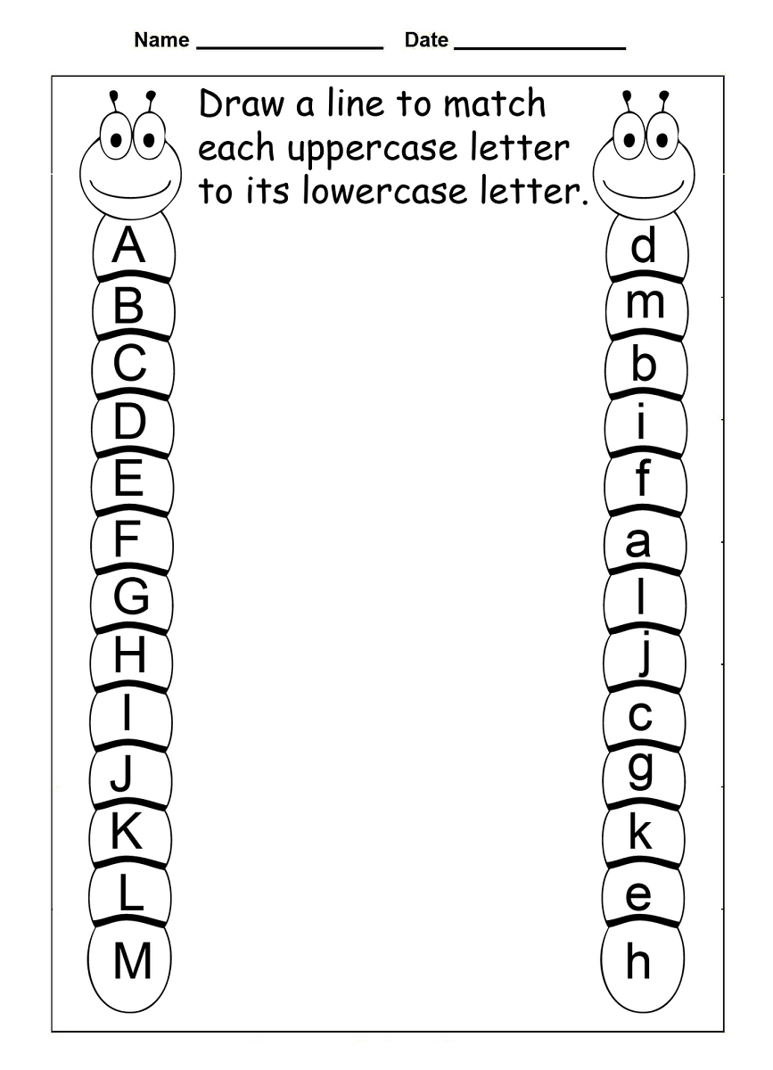 4 Year Old Worksheets Printable | Kids Worksheets Printable | Free Printable Alphabet Worksheets For Grade 1