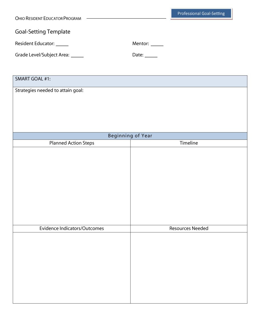 48 Smart Goals Templates, Examples &amp;amp; Worksheets ᐅ Template Lab | Printable Goal Setting Worksheet For High School Students