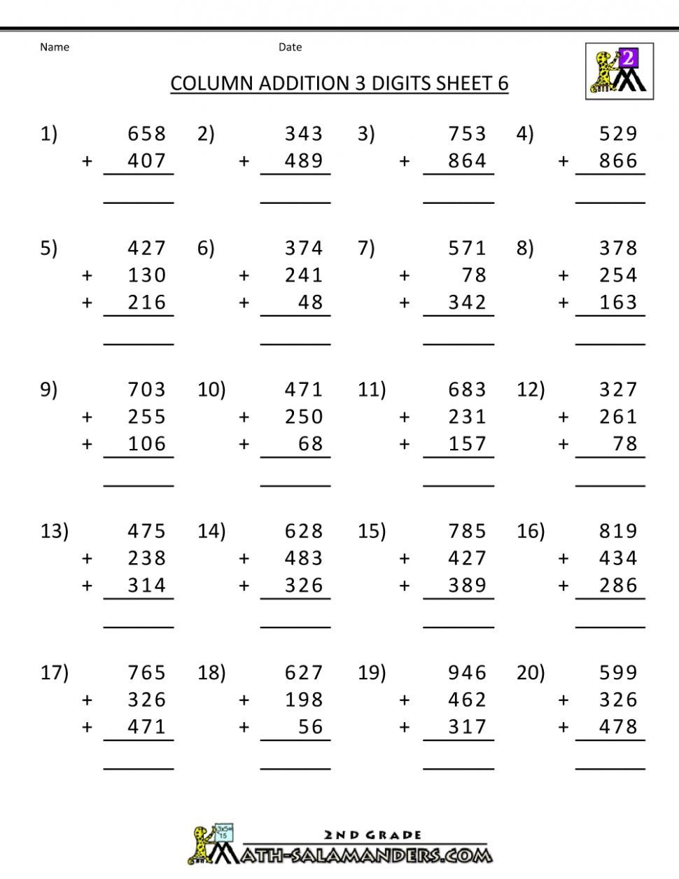 4Th Grade Math Worksheets And Answers 4Th Grade Math Worksheets | Printable Math Worksheets Www Mathworksheets4Kids Com Answers