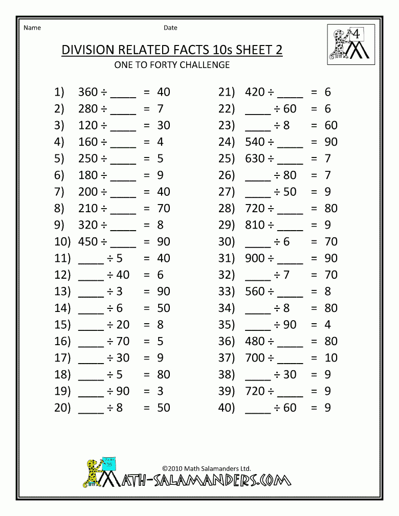4Th Grade Math Worksheets Printable Free | Anushka Shyam | 4Th Grade | Free Printable 4Th Grade Math Worksheets With Answer Key