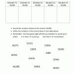 4Th Grade Math Worksheets: Reading, Writing And Rounding Big Numbers | Free Printable 4Th Grade Rounding Worksheets