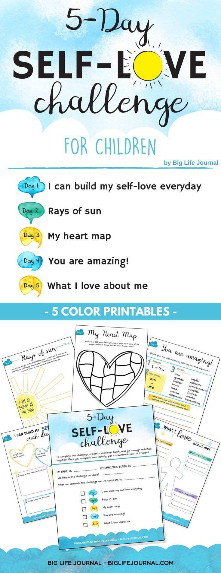 Self Esteem Printable Worksheets For Kids Printable Worksheets