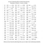 5Th Grade Math Worksheets Printable Subtraction » Printable Coloring | 5Th Grade Math Worksheets Printable