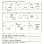 5Th Grade Place Value Worksheets | Free Printable Decimal Place Value Worksheets