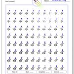 676 Division Worksheets For You To Print Right Now | Printable Simple Division Worksheets