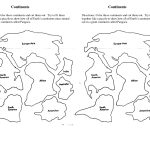 7 Continents Cut Outs Printables | World Map Printable | World Map | Continents Worksheet Printable