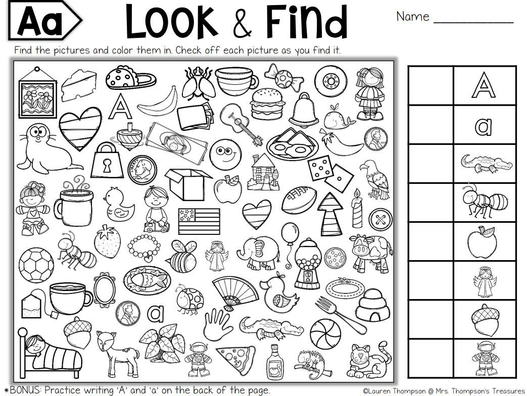 Free Printable Find The Hidden Objects Worksheets Printable Worksheets