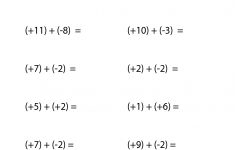 Free Printable Math Worksheets For 7Th 8Th Graders