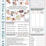 926 Free Esl Body Parts Worksheets | Free Printable Worksheets Kindergarten Body Parts