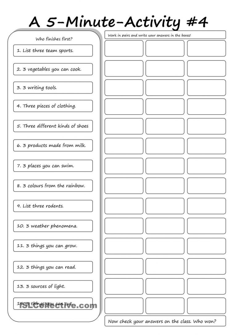 a-5-minute-activity-4-worksheet-free-esl-printable-worksheets-free