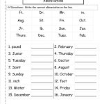 Abbreviations Worksheet | Second Grade | 2Nd Grade Worksheets, 3Rd | 3Rd Grade Language Arts Worksheets Free Printable