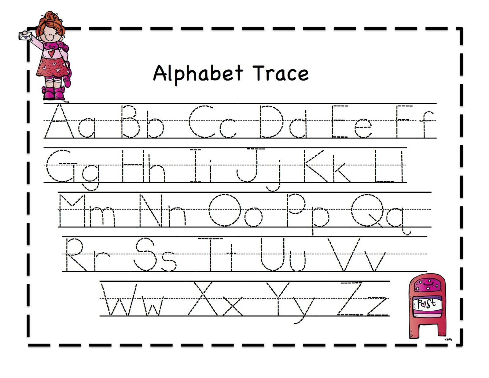 Free Printable Preschool Worksheets Tracing Letters Printable Worksheets