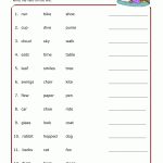 Action Verb Worksheet | Ela | Verb Worksheets, Kindergarten | Free Printable Verb Worksheets For Kindergarten