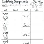 Ad Family Worksheets For Family Theme Preschool And Family   Free | Free Printable Word Family Worksheets For Kindergarten