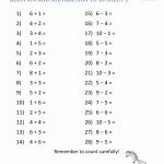 Addition And Subtraction Worksheets For Kindergarten | Free Printable Math Worksheets Addition And Subtraction