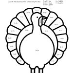 Addition Color Sheets | To Enjoy This Thanksgiving Math Worksheet | Printable Thanksgiving Math Worksheets
