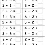 Addition Facts   8 Worksheet | Printable Worksheets | Addition | First Grade Math Facts Printable Worksheets