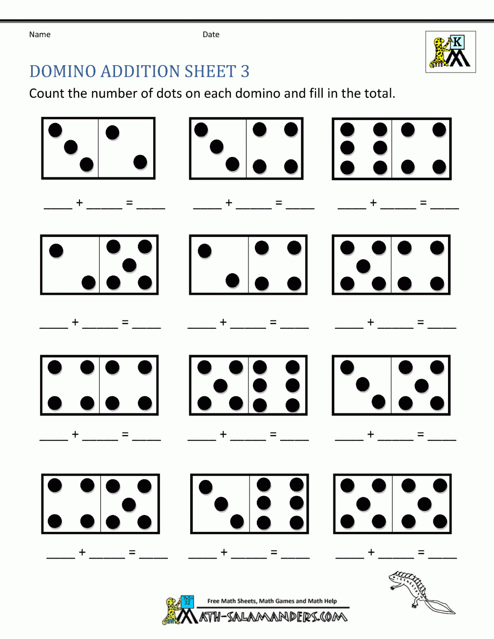 Addition Math Worksheets For Kindergarten | Picture Math Worksheets Printable