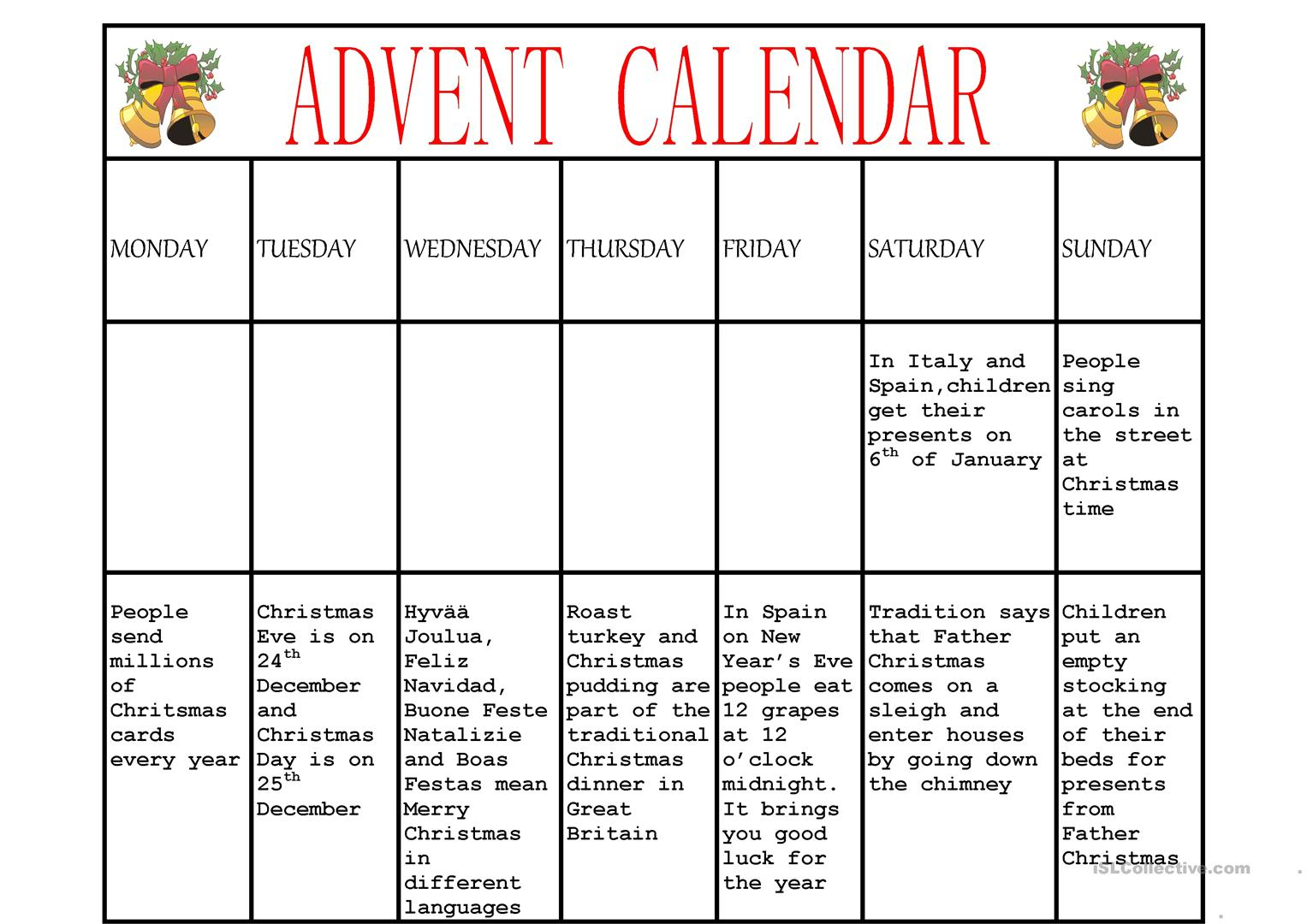 Advent Printable Worksheets Printable Worksheets