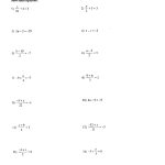 Algebra: Answers To Algebra Problems Math Agreeable With Worksheet | Printable Solving Equations Worksheets