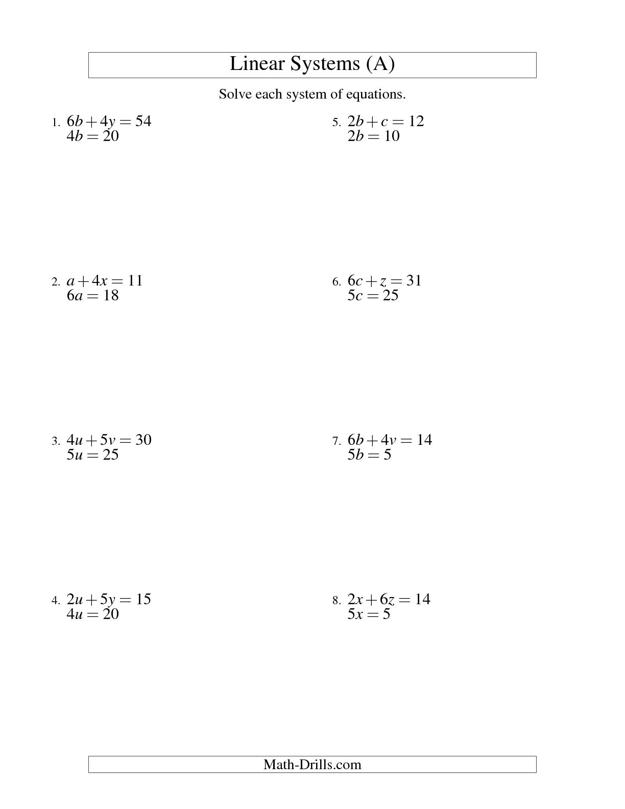 printable solving equations worksheets printable worksheets