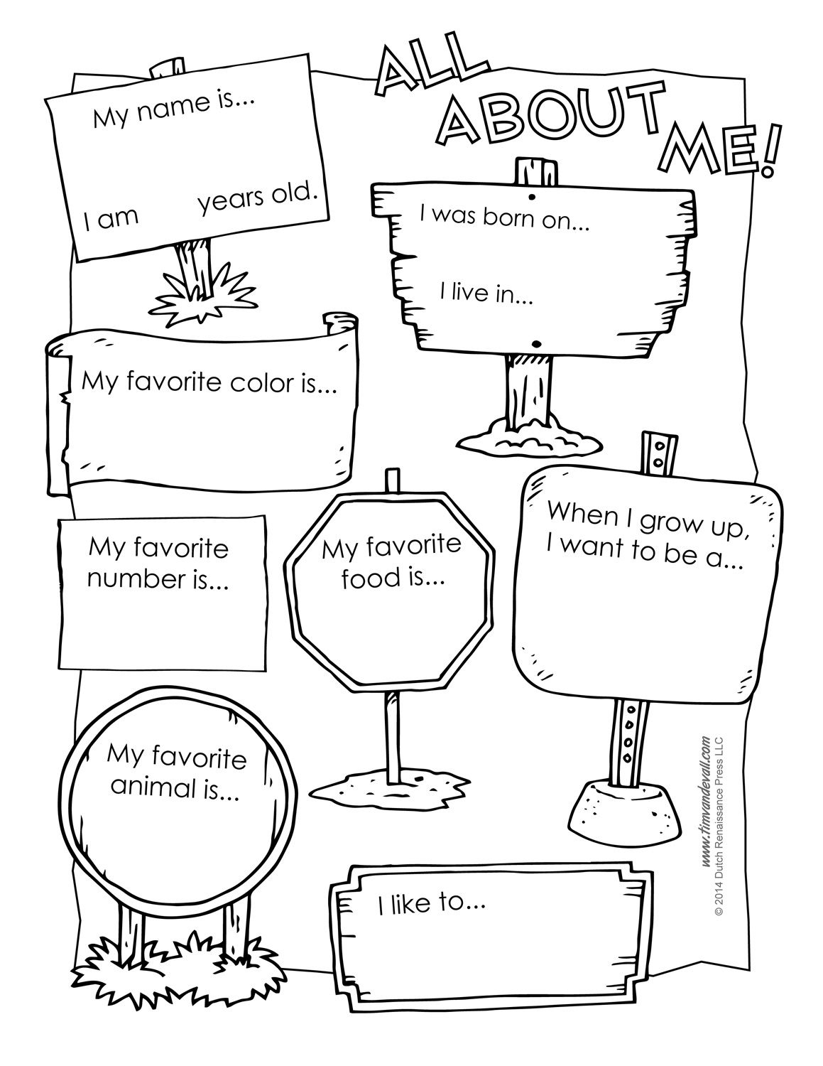 All About Me Free Workshet … | Social Emotional Learning | All A… | All About Me Worksheet Preschool Printable