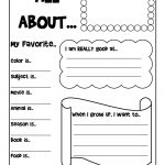 All About Me Printable Worksheet | Woo! Jr. Kids Activities | All About Me Printable Worksheets