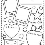 All About Me Worksheet All About Me Free Printable Worksheets   Free | All About Me Printable Worksheets