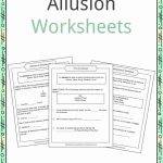 Allusion Examples, Definition And Worksheets | Kidskonnect | Foreshadowing Worksheets Printable