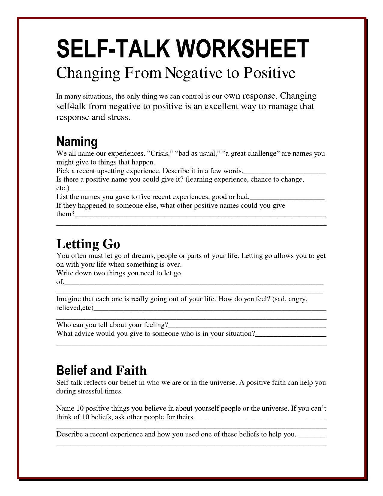 I Messages Worksheet New Ot Mental Health Worksheets Printables On