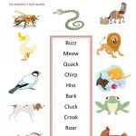 Animal Sounds Worksheet   Free Esl Printable Worksheets Madeteachers | Animal Sounds Printable Worksheets