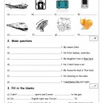 Basic English Test 1 Worksheet   Free Esl Printable Worksheets Made | English Test Printable Worksheets