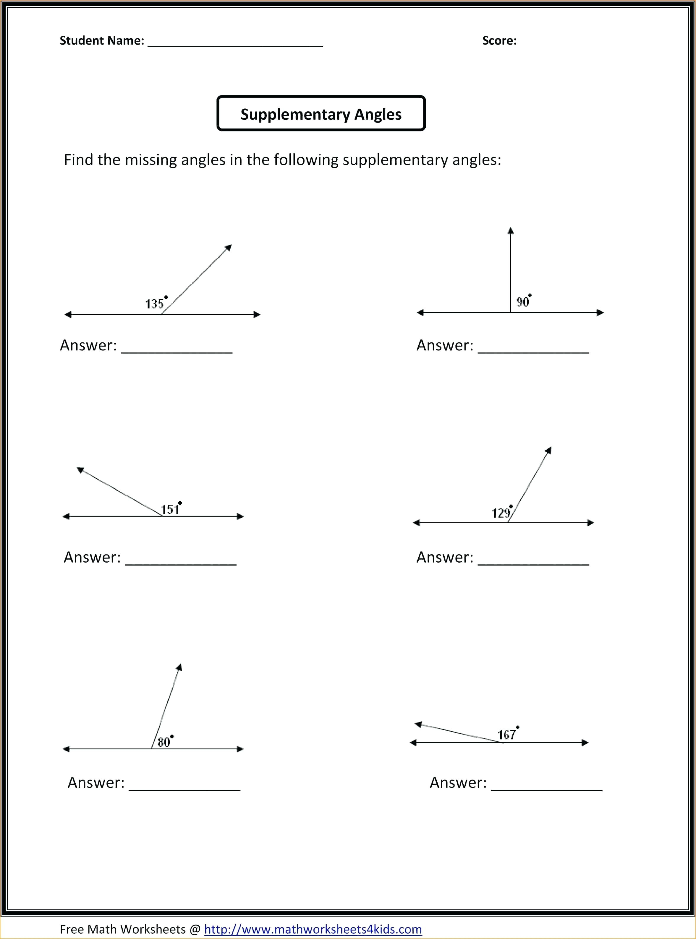 4Th Grade Geometry Worksheets Printable Printable Worksheets