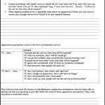 Between Sessions Mental Health Worksheets For Adults | Cognitive | Printable Mental Health Worksheets