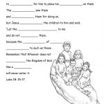 Bible Kids Worksheets | Growing Kids In Grace | Bible Curriculums | Printable Worksheets Miracles Jesus