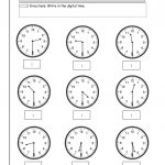 Blank Clock Worksheet To Print | Kids Worksheets Printable | Clock | Printable Clock Worksheets First Grade