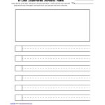 Blank Illustrated Acrostic Poem Worksheets (Handwriting Lines | Free Printable Poetry Worksheets